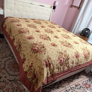Waverly Comforter Home Harbor Norfolk Rose Sonata Queen CottageCore Farm House